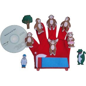 Get Ready Kids Glove Puppet Set: Monkeys Jumping on The Bed