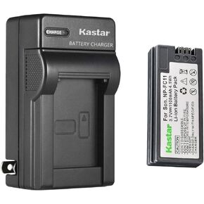 Kastar 4-Pack Battery and AC Wall Charger Replacement for Sony NP-FC11/FC10 Battery, BC-VC10 Charger, Cyber-shot DSC Cameras in Kuwait