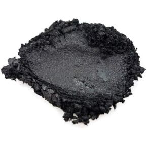42g/1.5oz "BLACK ONYX" Mica Powder Pigment (Epoxy,Resin,Soap,Plastidip) Black Diamond Pigments by CCS