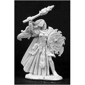 Reaper Miniatures Sister Kendra, Cleric #02999 Dark Heaven Unpainted Metal