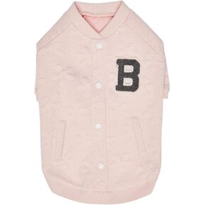 Blueberry Pet Soft & Comfy Baseball Fans Favorite Argyle Jacquard Pullover Dog Sweatshirt in Grey, Back Length 10", Pack of 1 Jacket for Dogs