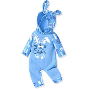 Aalizzwell Newborn Baby Boys Girls Easter Romper