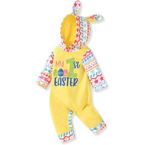 Aalizzwell Newborn Baby Boys Girls Easter Romper