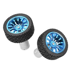 Garosa 2Pcs DC Motor Wheel Encoder 6V 4W 280RPM DC Gear Motor 4mm Shaft with Mounting Bracket 65mm Wheel Kits for Smart Car Robot Model DIY Engine Toy