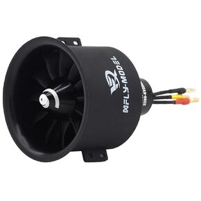 EDF 80mm 2200KV Remote Control Jet 12 Blade Fan Brushless Motor w/ESC 120A(3~6S) After Balance Test