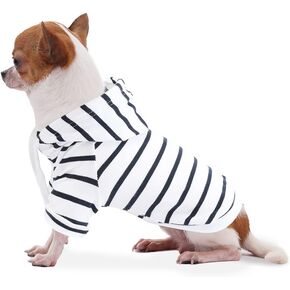 Hozz Rose Red Dog Hoodie Winter Dog Sweatshirt with Leash Hole and Pocket Warm Dog Clothes for Buffalo Plaid Small Dog Sweater Chihuahua Coat Clothing Puppy Custume S Small (Pack of 1) in Kuwait