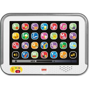 Fisher-Price Laugh & Learn Toddler Learning Toy Smart Stages Tablet Pretend Computer with Music & Lights for Ages 1+ Years
