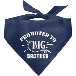 Big Brother Bandana for Dog, Dog Bandana Pregnancy Announcement, Dog Scarf, Dog Pregnancy Announcement, Dark Blue Dog Bandana, Dog Bandana for Small Medium Large Dogs (A79)