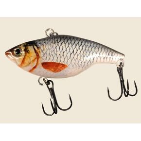 Moose Baits Lipless Crankbaits - Lipless Crankbait Fishing Lure for Bass Fishing - Freshwater Crankbaits - Fishing Lures - 5/8oz Crankbait (Silver Carp)