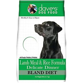 Dave's Pet Food Dogs Dry Bland Lamb & Rice (26 lb)
