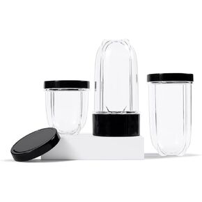 Magic Bullet Deluxe Upgrade Kit, Black, 12-Ounce Food Blender, Dishwasher Safe
