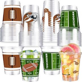 40 Pcs Crawfish Boil Party Cups Crawfish Plastic Cups 12 OZ Let's get Cray Disposable Clear Cups Crawfish Drinking Cups for Crawfish Party Supplies