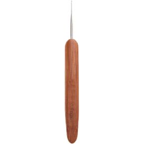 0.5mm Dreadlock Crochet Needles Bamboo Handle Micro Hook, for Hair Dreadlock Needle Tool for Braid Craft Dread Locks Crochet Needles Hair Making Tools