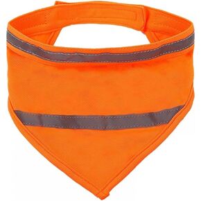 Dog Bandana, Reflective Dogs Towel Bib Adjustable High Visibility Pet Scarf Gifts for Dog Camping Hunting Travel Walking in Saudi Arabia