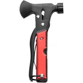 Monoprice 14-in-1 Tool Multi Functional Hammer Axe 18CM with Fabric Bag, Camping Accessories, Gift for Him, Men, Dad, Boyfriend - Pure Outdoor Collection