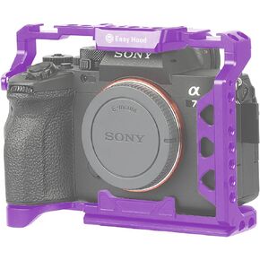 قفص كاميرا لسوني Alpha 7RIII / A7RII / Alpha 7 IV (ILCE-7M4 /A7M4) / Alpha 7 III (ILCE-7M3/α7 III/Alpha 7 II (ILCE-7M2/α7 II) (أرجواني) in Kuwait