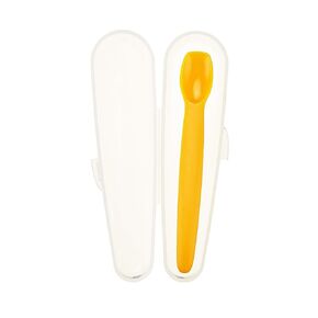 Innobaby Silicone Baby Spoon with Carrying Case Gum Friendly, Aqua
