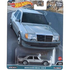 Hot Wheels Mercedes Benz 500 E, Canyon Warriors Car Culture 5/5 [Silver/Gray]