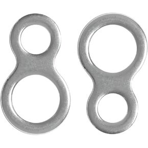 Fishing Figure 8 Rings 20pcs Stainless Steel Ring Lure Connector High Strength Jigging Ring Ideal for Saltwater 8 Freshwater Fishing