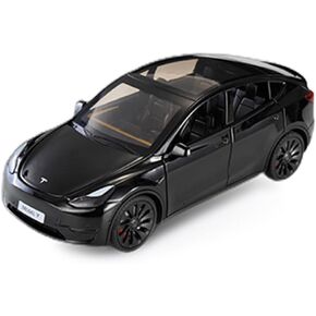 1/24 Model Y Toy Cars Alloy Diecast Model Car, Pull Back Model Y Model Car with Light, Big Model Y Diecast Car Model Toy Suitable for Kids Adults Birthday Gift (White)