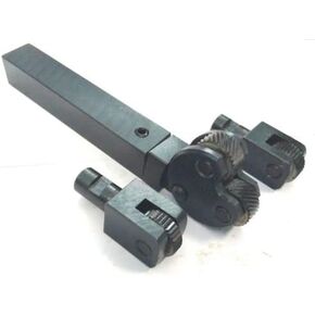 Inter-change Heads Pivot Knurling Tool Diamond & Linear Patterns- 1.5 mm Pitch