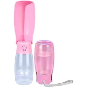 Outdoor Portable Water Bottle for Pets (PWB-003 Pink)