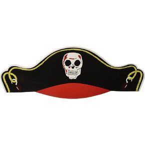 12 - Cardboard Bandana Pirate Hats - New