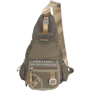 INNTURT Nylon Sling Bag Small Backpack Crossbody Shoulder Bag Sling Pack