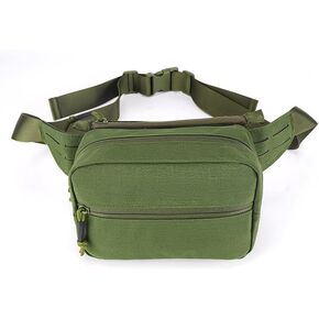 Tactical Fanny Pack |Navy SEAL Designed, Tested & Guaranteed| Versatile Concealed Carry Bag with EDC Gear | Ideal for Hunting & CCW (BLACK)