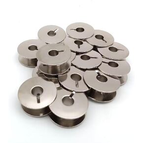 LHTACICE 15PK "L" Metal Bobbins for Babylock Bernina Brother Riccar Sewing Machine