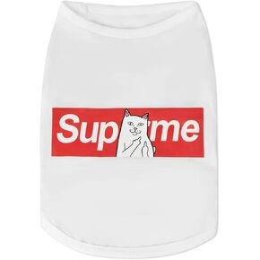 Dog Vest Shirt Lightweight Dog T-Shirts Soft Breathable Dog Sleeveless Summer Pet ​Clothes Funny Print Shirt,X-Large