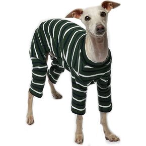 بيجامة Lucky Petter Dog للكلاب الصغيرة الأساسية من Onesie Doggie Jammies Dog قميص قابل للتمدد للكلاب بذلة داخلية pjs (أحمر أساسي، 2X-Large) in Kuwait