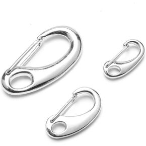 Jegtew Leash Pet Tag Quick Clip, Spring Load Hook Combo Clip for Pet ID Tags in Kuwait