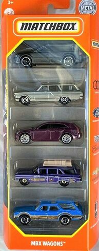 مجموعة Matchbox MBX Wagons المكونة من 5 قطع (مقياس 1:64) in Saudi Arabia