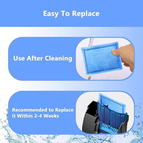 Aquarium Filter Cartridge,Compatible for Aqua-Tech 10-20 Power Filters, Replacement for AquaTech EZ-Change # 2(6 Pcs) in Saudi Arabia