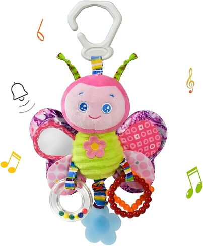 Baby Rattles Toys with Teether,Bed Bell for Toddler in pram,Gifts for Baby Aged 3 Months or More (Bird) in Saudi Arabia