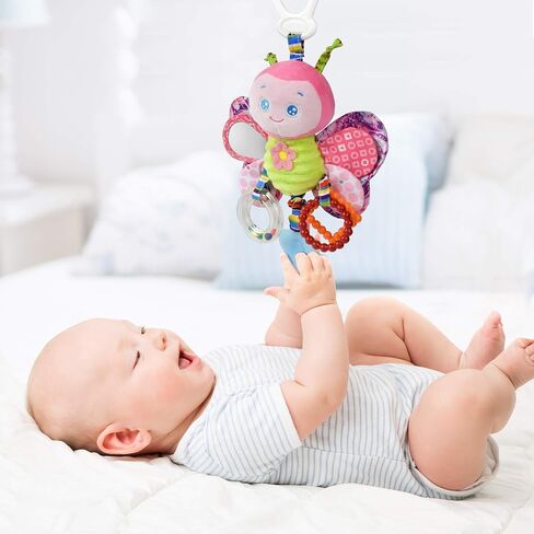Baby Rattles Toys with Teether,Bed Bell for Toddler in pram,Gifts for Baby Aged 3 Months or More (Bird) in Saudi Arabia