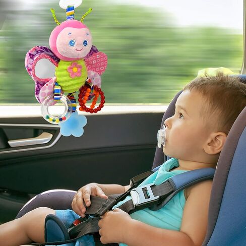 Baby Rattles Toys with Teether,Bed Bell for Toddler in pram,Gifts for Baby Aged 3 Months or More (Bird) in Saudi Arabia