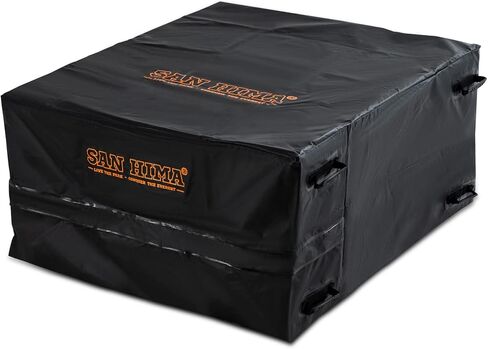 FIERYRED 25.5 قدم مكعب حقيبة سرير شاحنة مقاومة للماء مع شبكة شحن، حقيبة تخزين شديدة التحمل مع 8 مقابض مطاطية تناسب أي شاحنة، 50 بوصة طول × 40 بوصة عرض × 22 بوصة ارتفاع in Kuwait