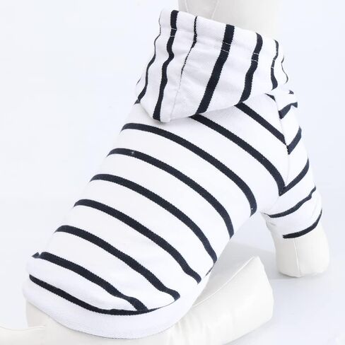 Hozz Rose Red Dog Hoodie Winter Dog Sweatshirt with Leash Hole and Pocket Warm Dog Clothes for Buffalo Plaid Small Dog Sweater Chihuahua Coat Clothing Puppy Custume S Small (Pack of 1) in Kuwait