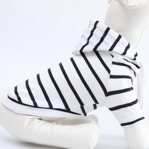 Hozz Rose Red Dog Hoodie Winter Dog Sweatshirt with Leash Hole and Pocket Warm Dog Clothes for Buffalo Plaid Small Dog Sweater Chihuahua Coat Clothing Puppy Custume S Small (Pack of 1) in Kuwait