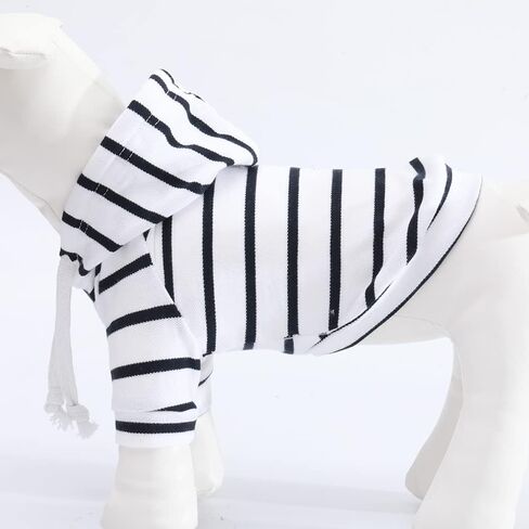 Hozz Rose Red Dog Hoodie Winter Dog Sweatshirt with Leash Hole and Pocket Warm Dog Clothes for Buffalo Plaid Small Dog Sweater Chihuahua Coat Clothing Puppy Custume S Small (Pack of 1) in Kuwait