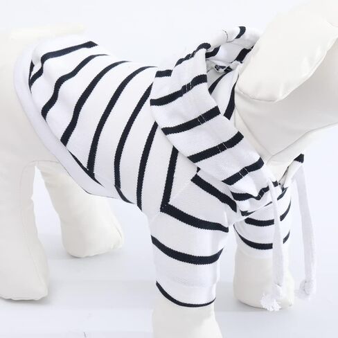 Hozz Rose Red Dog Hoodie Winter Dog Sweatshirt with Leash Hole and Pocket Warm Dog Clothes for Buffalo Plaid Small Dog Sweater Chihuahua Coat Clothing Puppy Custume S Small (Pack of 1) in Kuwait