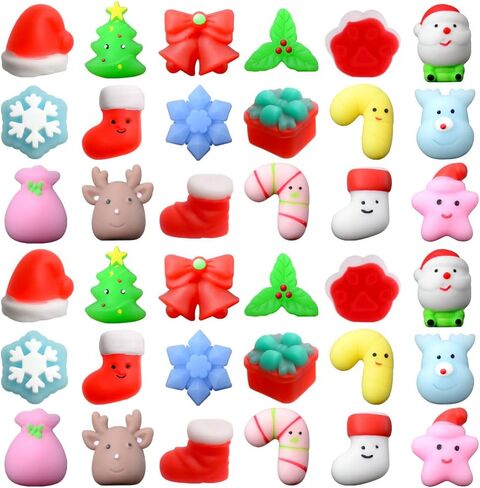 36 جهاز كمبيوتر شخصي عيد الميلاد السكويشات اللعب Kawaii لطيف اسفنجي الإجهاد المخلص القلق اللعب عيد الميلاد لعب لحفلة عيد الميلاد تفضل تخزين الهدايا الهدايا جودي حقيبة حشو الهدايا in Kuwait