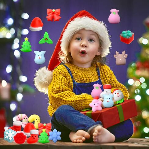 36 جهاز كمبيوتر شخصي عيد الميلاد السكويشات اللعب Kawaii لطيف اسفنجي الإجهاد المخلص القلق اللعب عيد الميلاد لعب لحفلة عيد الميلاد تفضل تخزين الهدايا الهدايا جودي حقيبة حشو الهدايا in Kuwait