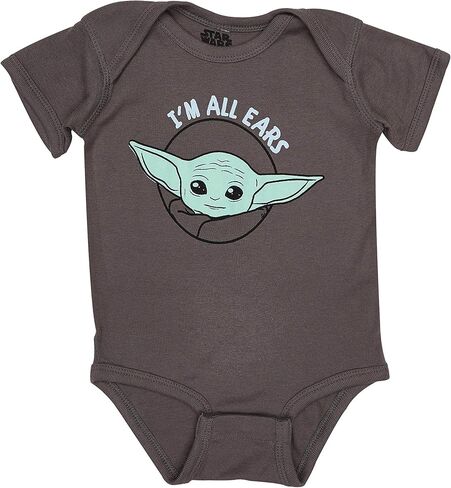 طقم ملابس للأطفال الرضع من Star Wars Baby Yoda مكون من ثلاث قطع in Saudi Arabia