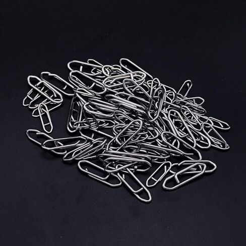 80 قطعة من مشابك الصيد المصنوعة من الفولاذ المقاوم للصدأ بقوة مشبك سريع وسرعة التغيير السريع، مشبك سرعة من الفولاذ المقاوم للصدأ عالي القوة لطعم الصيد والتغيير السريع in Kuwait