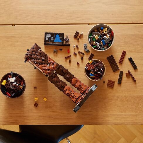 LEGO Star Wars Chewbacca 75371 حرب النجوم القابلة للبناء للبالغين، هذا البناء والعرض Chewbacca هو هدية ممتعة لحرب النجوم للمراهقين والبالغين أو أي من محبي ثلاثية حرب النجوم الأصلية in Saudi Arabia