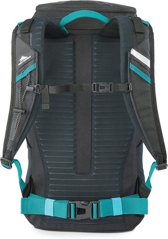 High Sierra Pathway 2.0 Backpack with Hydration Storage Sleeve, for Hiking, Biking, Camping, Traveling, Black, 75L in Kuwait