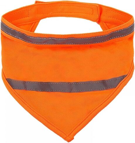 Dog Bandana, Reflective Dogs Towel Bib Adjustable High Visibility Pet Scarf Gifts for Dog Camping Hunting Travel Walking in Saudi Arabia